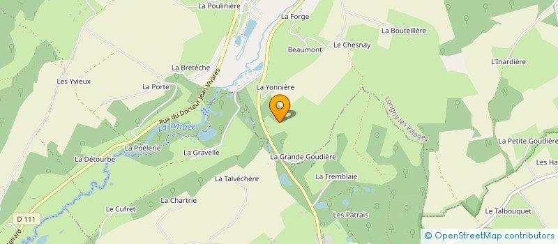 localisation de l'entreprise GROUPEMENT D'EMPLOYEUR L'HORIZON à LONGNY LES VILLAGES