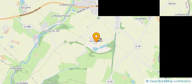 localisation de l'entreprise GROUPEMENT D EMPLOYEUR LES DEUX COLLINES  TERVAL