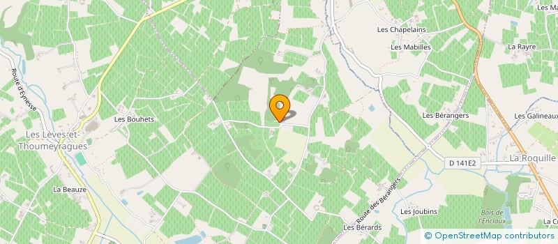 localisation de l'entreprise GROUPEMENT D EMPLOYEUR LES MORLEAUX à LES LEVES-ET-THOUMEYRAGUES