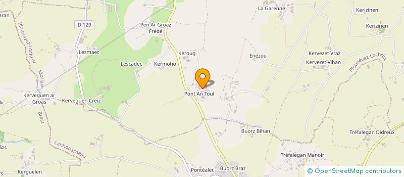 localisation de l'entreprise GROUPEMENT D'EMPLOYEUR POT ABEGUILLE  PLOUNEVEZ-LOCHRIST