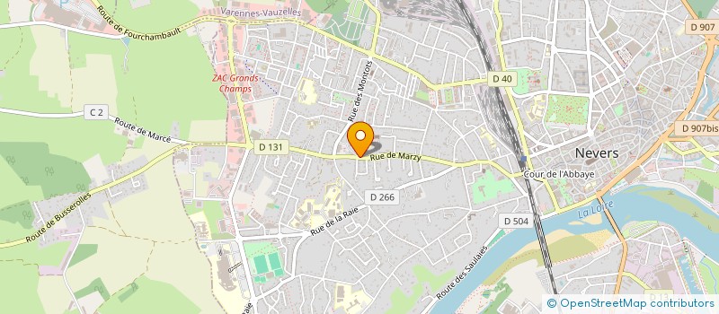 localisation de l'entreprise GROUPEMENT D EMPLOYEUR VAL DE LOIRE à NEVERS