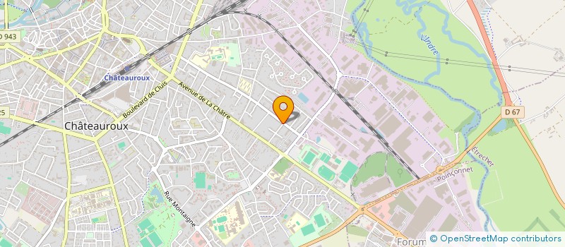 localisation de l'entreprise GROUPEMENT D EMPLOYEURS 3 FRERES à CHATEAUROUX