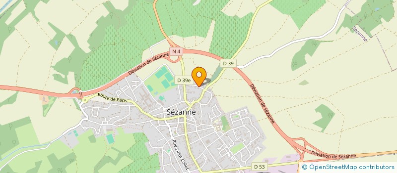 localisation de l'entreprise GROUPEMENT D'EMPLOYEURS 3G  SEZANNE