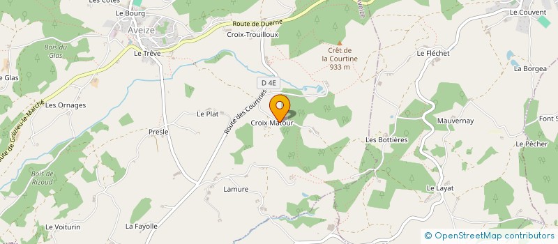 localisation de l'entreprise GROUPEMENT D'EMPLOYEURS  AVEIZE