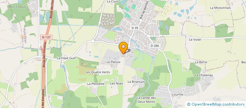 localisation de l'entreprise GROUPEMENT D' EMPLOYEURS  BOURGBARRE