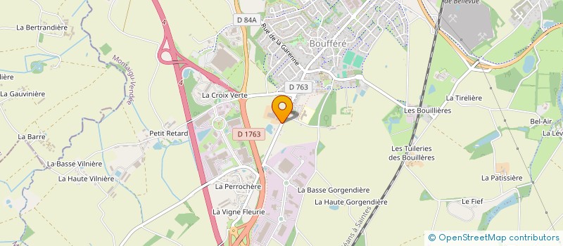 localisation de l'entreprise GROUPEMENT D'EMPLOYEURS 85 à MONTAIGU-VENDEE