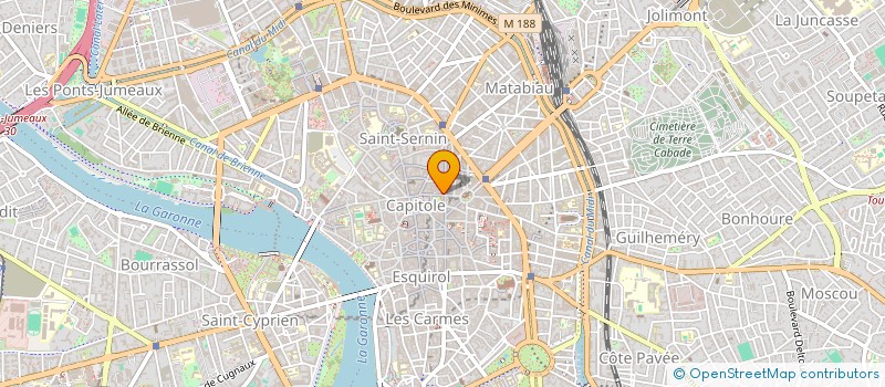 localisation de l'entreprise GROUPEMENT D'EMPLOYEURS ACCUEIL REGION SUD OUEST à TOULOUSE