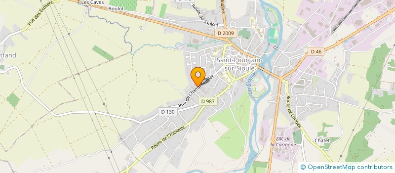 localisation de l'entreprise GROUPEMENT D EMPLOYEURS ACTIVA à SAINT-POURCAIN-SUR-SIOULE