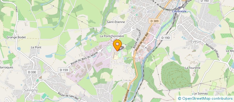 localisation de l'entreprise GROUPEMENT D'EMPLOYEURS ADMR 69 à SAIN-BEL
