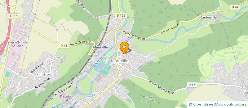 localisation de l'entreprise GROUPEMENT D'EMPLOYEURS ADMR SANTE  MONTVILLE