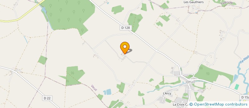 localisation de l'entreprise GROUPEMENT D'EMPLOYEURS AGRI 36 à VEUIL