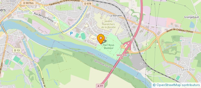 localisation de l'entreprise GROUPEMENT D'EMPLOYEURS AGRI RURAL NIEVRE  NEVERS