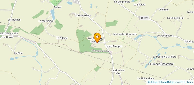 localisation de l'entreprise GROUPEMENT D'EMPLOYEURS AGRI SERVICES à CHEMILLE-EN-ANJOU