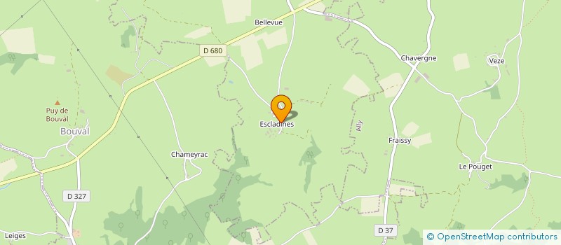 localisation de l'entreprise GROUPEMENT D'EMPLOYEURS AGRICOLE GOUTAL ROUSSEL à CHAUSSENAC