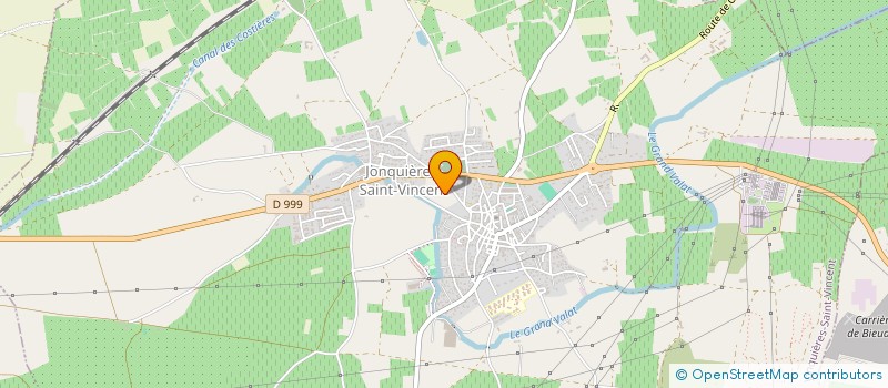 localisation de l'entreprise GROUPEMENT D'EMPLOYEURS AGRICOLE LA ROUSTIDE  JONQUIERES-SAINT-VINCENT