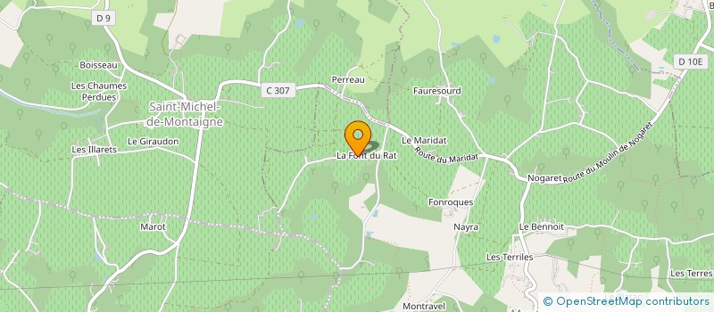 localisation de l'entreprise GROUPEMENT D'EMPLOYEURS AGRICOLES BOUTY  MONTCARET