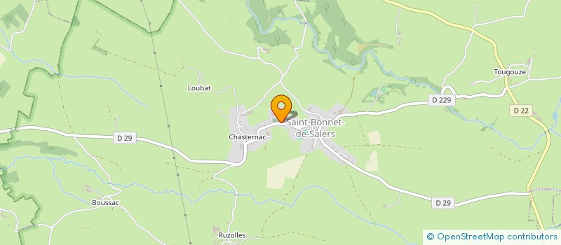 localisation de l'entreprise GROUPEMENT D'EMPLOYEURS AGRICOLES D'EMPARRAGE à SAINT-BONNET-DE-SALERS