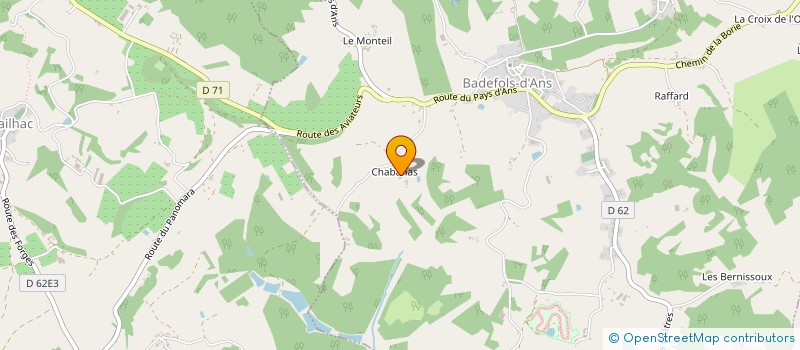 localisation de l'entreprise GROUPEMENT D EMPLOYEURS AGRICOLES DE LA ROUTE DE LA NOIX  BADEFOLS-D ANS