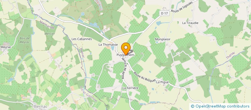 localisation de l'entreprise GROUPEMENT D'EMPLOYEURS AGRICOLES DU TROUILLET à GAGEAC-ET-ROUILLAC