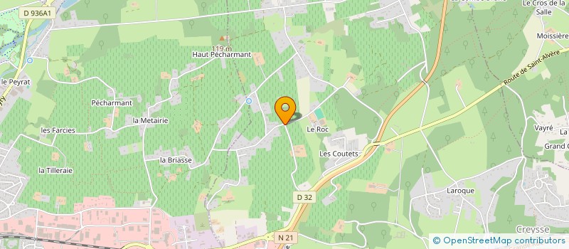localisation de l'entreprise GROUPEMENT D'EMPLOYEURS AGRICOLES ROC-LA-MOUTHE à CREYSSE