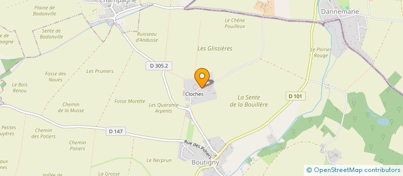 localisation de l'entreprise GROUPEMENT D'EMPLOYEURS ALAPAJ à BOUTIGNY-PROUAIS