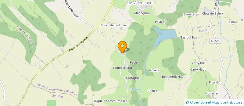 localisation de l'entreprise GROUPEMENT D'EMPLOYEURS ALLIANCE  SAINTE-COLOMBE-DE-VILLENEUVE