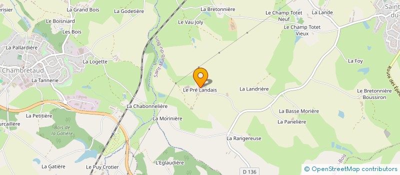 localisation de l'entreprise GROUPEMENT D'EMPLOYEURS ALLIER à SAINT-MALO-DU-BOIS