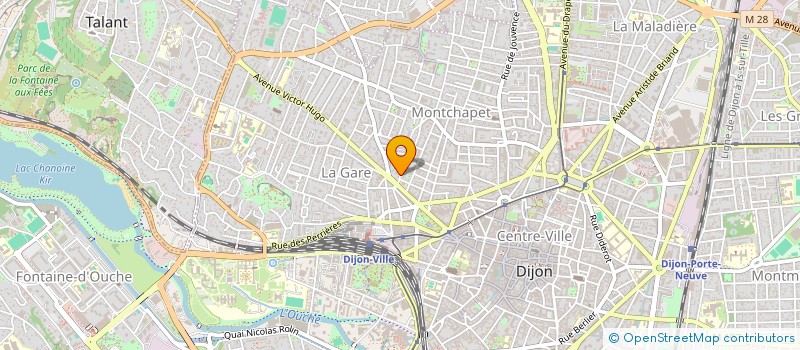 localisation de l'entreprise GROUPEMENT D EMPLOYEURS ALPHA BOURGOGNE  DIJON