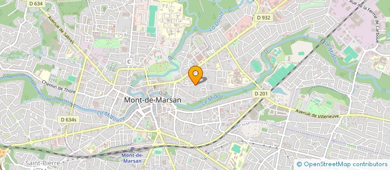 localisation de l'entreprise GROUPEMENT D'EMPLOYEURS APPUI AUX CUMA  MONT-DE-MARSAN