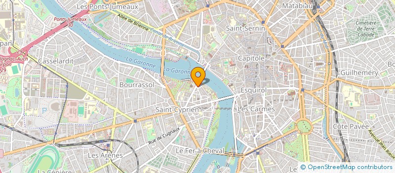 localisation de l'entreprise GROUPEMENT D'EMPLOYEURS APPUI SANTE OCCITANIE EMPLOIS à TOULOUSE