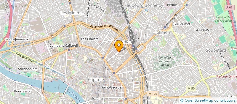 localisation de l'entreprise GROUPEMENT D'EMPLOYEURS ASSOCIATIFS POUR L'ENVIRONNEMENT à TOULOUSE