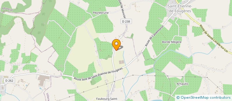 localisation de l'entreprise GROUPEMENT D'EMPLOYEURS AU CHENE VERT  FONGRAVE