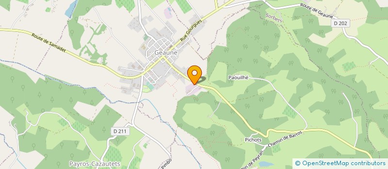 localisation de l'entreprise GROUPEMENT D'EMPLOYEURS B.L.P.I.  GEAUNE