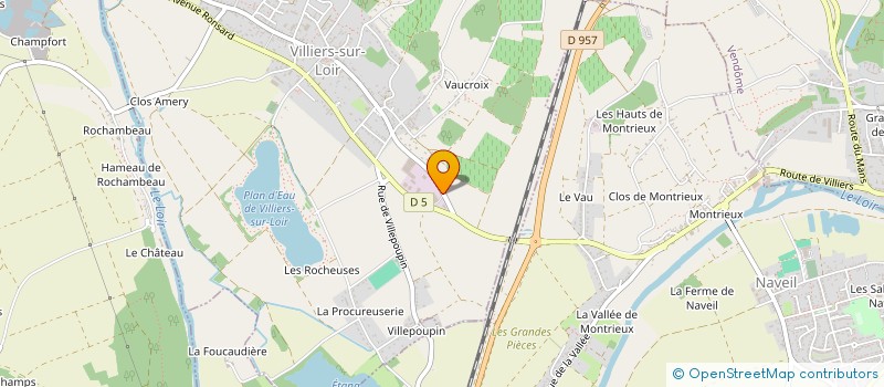 localisation de l'entreprise GROUPEMENT D EMPLOYEURS BACCHUS  VILLIERS-SUR-LOIR