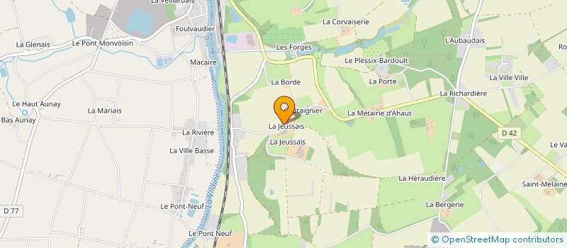 localisation de l'entreprise GROUPEMENT D'EMPLOYEURS BAGAD LA JEUSSAIS  PLECHATEL