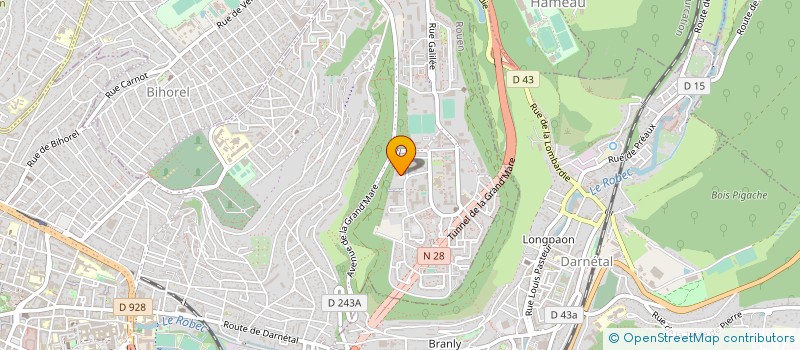 localisation de l'entreprise GROUPEMENT D'EMPLOYEURS BASEBALL HAUTE-NORMANDIE à ROUEN