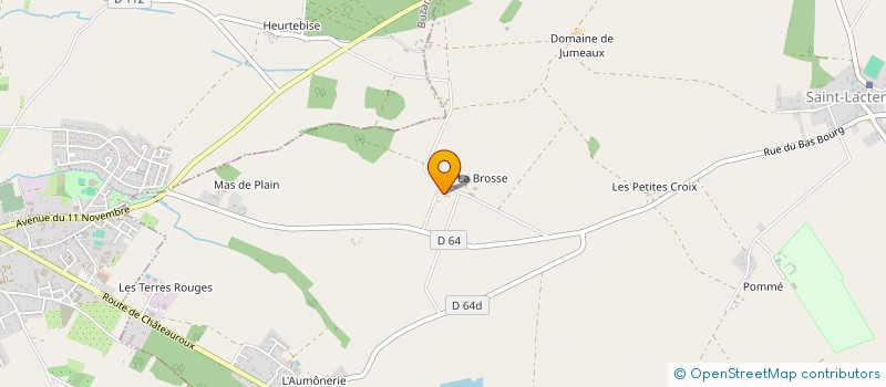 localisation de l'entreprise GROUPEMENT D EMPLOYEURS BATIMER à SAINT-LACTENCIN