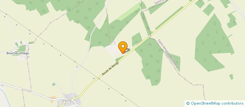 localisation de l'entreprise GROUPEMENT D'EMPLOYEURS BERRY CHAMPAGNE  VORLY