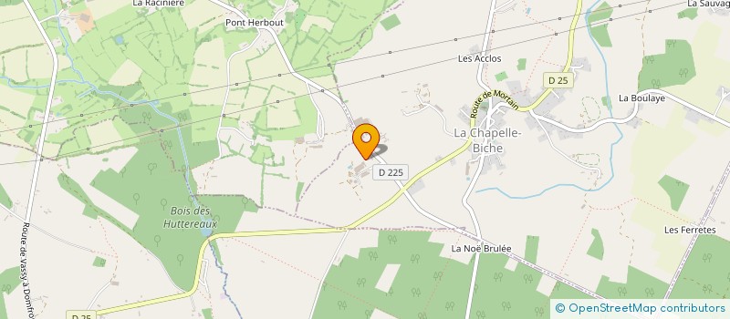 localisation de l'entreprise GROUPEMENT D'EMPLOYEURS BICHOIS à LA CHAPELLE-BICHE
