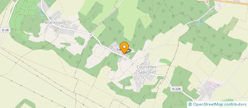 localisation de l'entreprise GROUPEMENT D'EMPLOYEURS BOLAND  COURCELLES-SAPICOURT