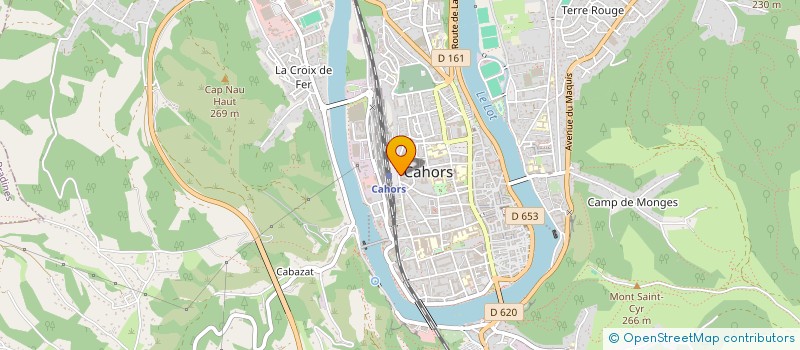 localisation de l'entreprise GROUPEMENT D EMPLOYEURS BOURIANE ETCAUSSE  CAHORS