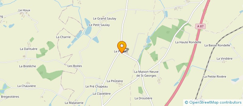 localisation de l'entreprise GROUPEMENT D EMPLOYEURS BRIODEAU MORILLE à CHEMILLE-EN-ANJOU