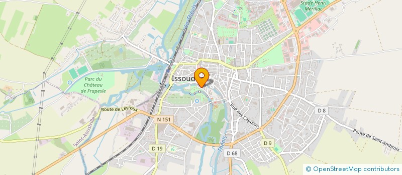 localisation de l'entreprise GROUPEMENT D'EMPLOYEURS BUREAUNET à SAINTE-FAUSTE