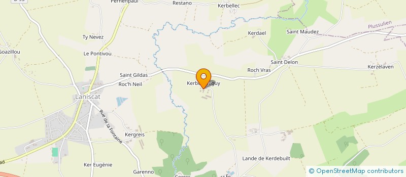 localisation de l'entreprise GROUPEMENT D'EMPLOYEURS BURLOT  BON REPOS SUR BLAVET