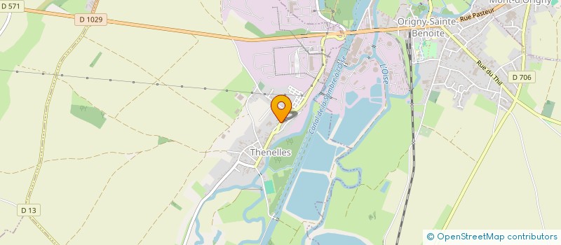 localisation de l'entreprise GROUPEMENT D EMPLOYEURS CAVENNE à THENELLES