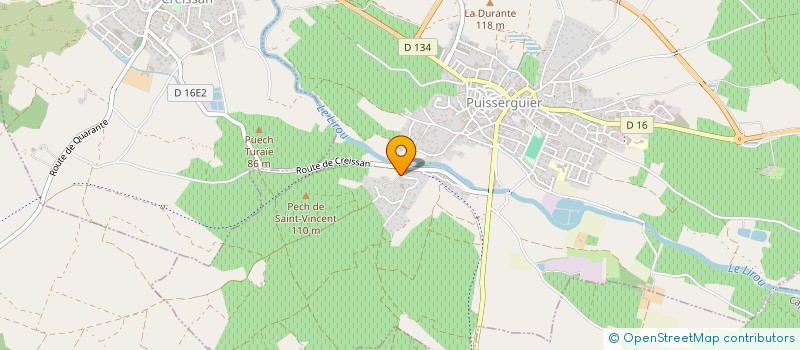 localisation de l'entreprise GROUPEMENT D'EMPLOYEURS CEP  PUISSERGUIER