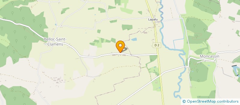 localisation de l'entreprise GROUPEMENT D EMPLOYEURS            CEREALENERGIE  BELLOC-SAINT-CLAMENS