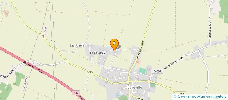 localisation de l'entreprise GROUPEMENT D'EMPLOYEURS CERES à EGREVILLE