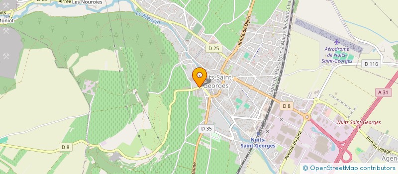 localisation de l'entreprise GROUPEMENT D'EMPLOYEURS CHANCELLERIE & CHATEAU à NUITS-SAINT-GEORGES