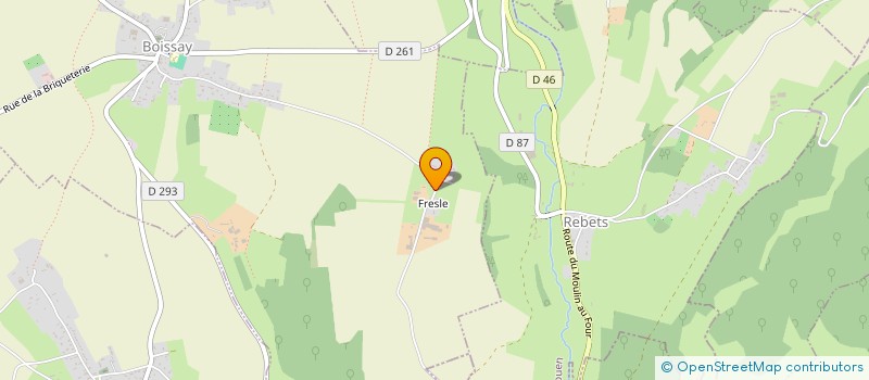 localisation de l'entreprise GROUPEMENT D'EMPLOYEURS CHAUVET-HELOUIS  BOISSAY